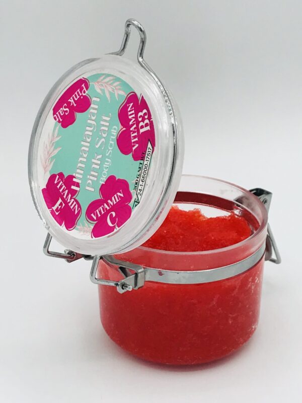 Himalayan Pink Salt Body Scrub with Vitamins B3, C, & E