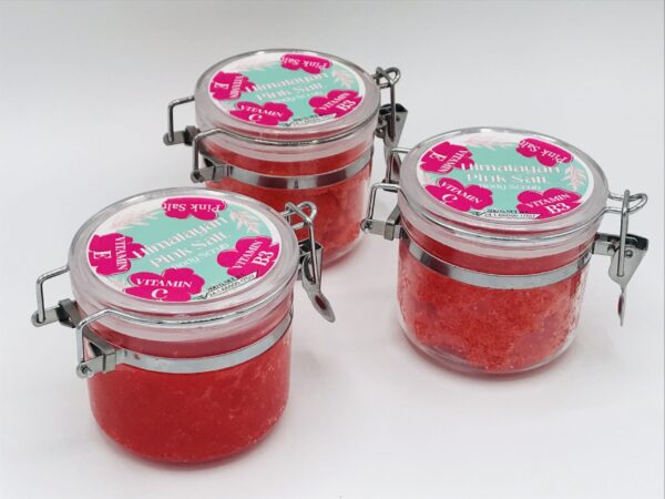 Himalayan Pink Salt Body Scrub with Vitamins B3, C, & E - Image 2